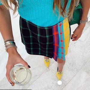 Alice and Olivia plaid mini skirt! Size 0